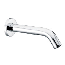 Wall Mounted Chrome Brass Round Water Spout