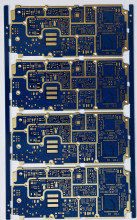 PTH copper in holes connect layers