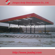 space frame gas station sheds