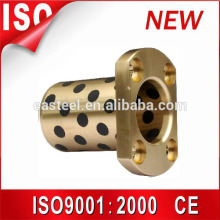 Solid-Lubricant-Inlaid bushing flange bushing