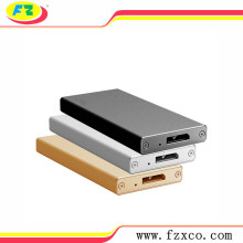 Aluminum 6G mSATA SSD External Drive Case