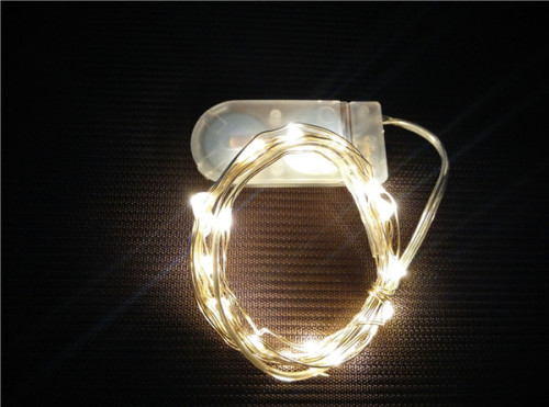 Small Christmas Decoration light Battery operated string light Mini Silver String Light