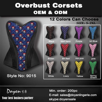 Hot sale colorful different size burn fat surgical extra long corset