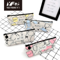 Custom cute cartoon cat PU pencil case