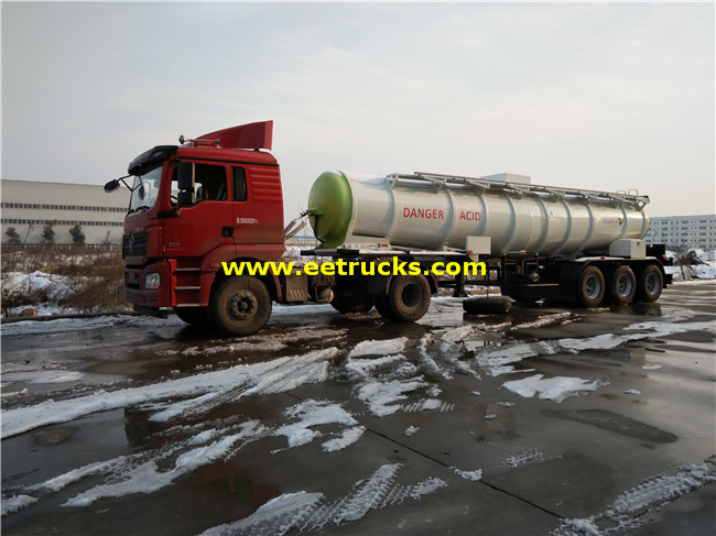 20,000 Litres Sulfuric Acid Road Trailers