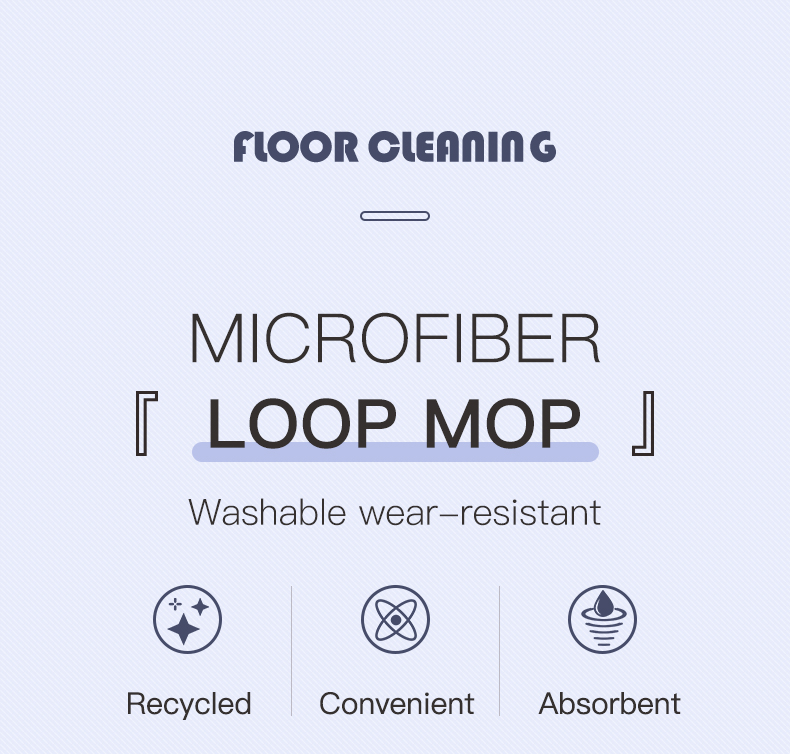 Microfiber Cloth Mop Head