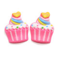 Kawaii Flatback Cute Cake Resin Decoration Artificial Craft Sweet Cone Cabochon Charms Προσομοίωση Τρόφιμα Μαλλιά Τόξα Αξεσουάρ