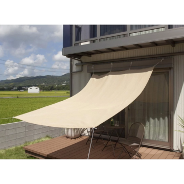 Hijau HDPE Knitted Shade Sail UV