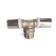 Home heating pipe system brass unequal straight fitting pex tubing compression union