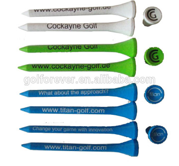 golf wooden tee with logo golf wood tee
