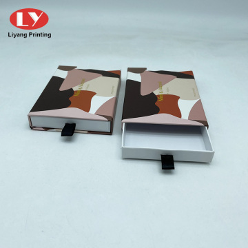 कस्टम मुद्रित छोटे दराज स्लाइड पेपर गहने बॉक्स