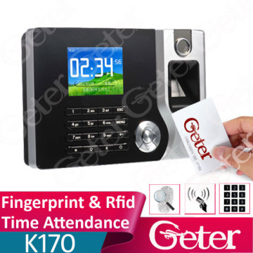 Arabic menu Arabic voice card time attendance fingerprint reader