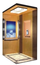 Stainless steel mirror etching home lift/elevator