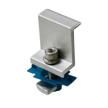 Aluminum Framed Solar Panel Mounting Clamp Racking System