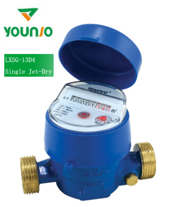 Brazil Type single jet Dry Dial Water meter