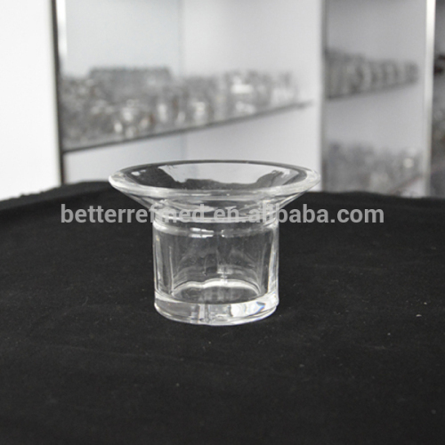 glass candle stand for home decoration