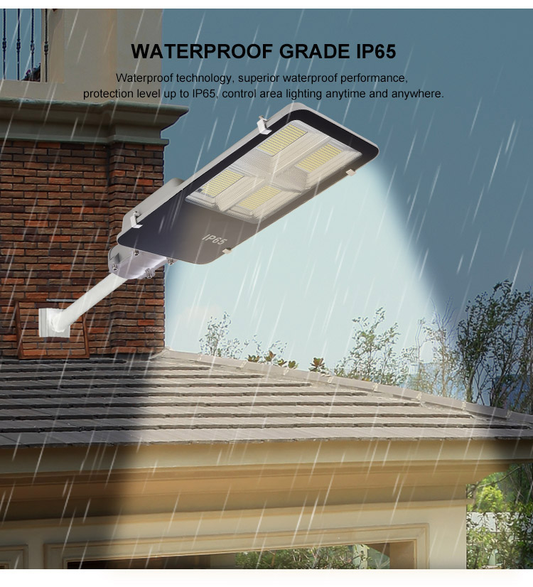 High Quality Outdoor Waterproof IP65 200W All In One Solar Led Street Light Factory Price