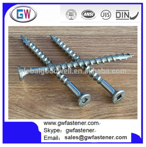 bugle head square drive exterior screw