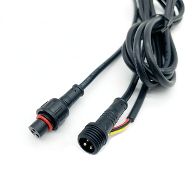 M12 Waterproof Connector 3pin IP67 Assembly Cable