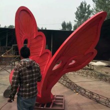 stainless steel animal sculpture/stainless steel garden decoration sculpture/metal stainless steel butterfly animal sculpture