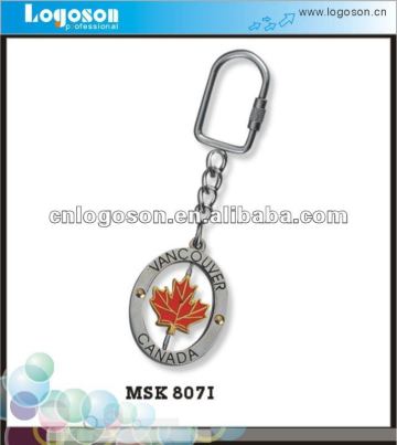 Promotion Custom Travel Souvenir Metal Keyring