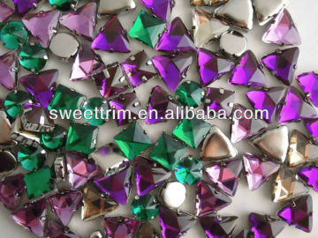 Bling crystal sew on stones for fabric