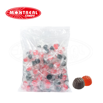 Halal customized individual packed berries shape gummy candy