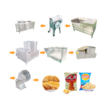150kg/h Compound Pringles Potato Chips Production Line