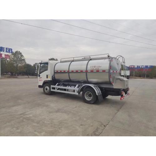 Stainless Steel 3000L Milk Transport Tank Truck