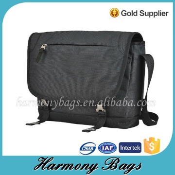 Factory price men outdoor custom black satchel bag