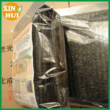 Polyethylene knitted shade cloth