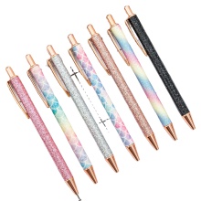 2024 Best Business Idea: Cooperate Beautiful Special Gift Metal Pen with Colorful Patterns for Boys and Girls Birthday Gifts