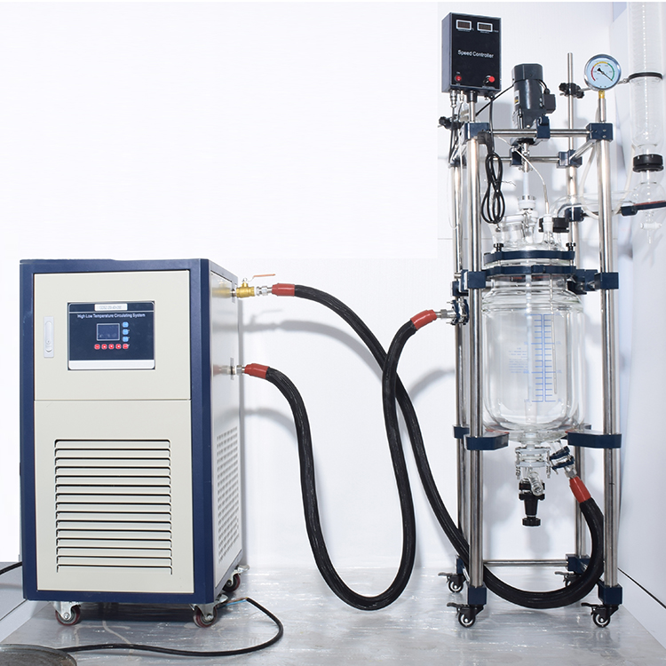 50l jacketed glass reactor
