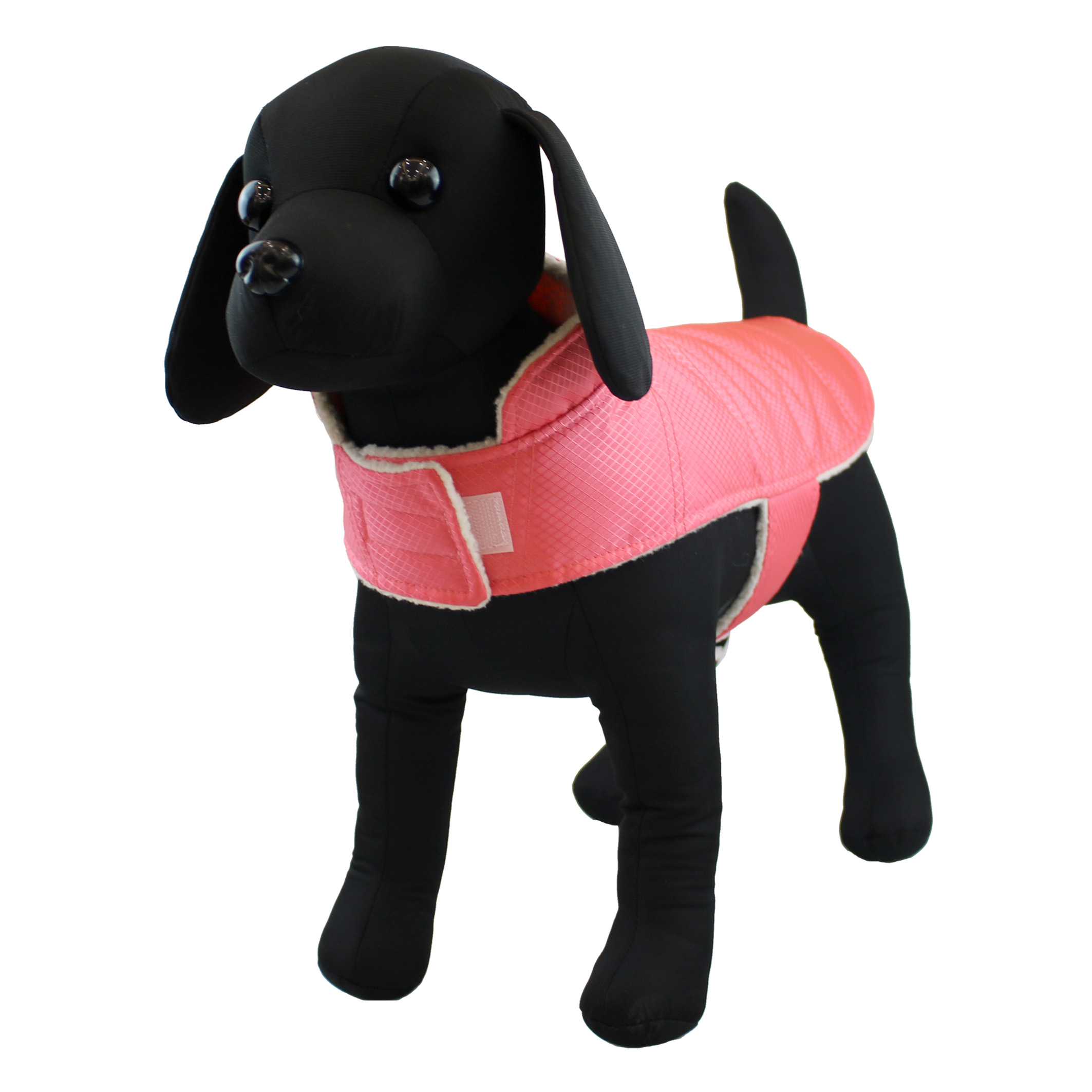 2021 new product release QDP2020RX-1 100% RPET material Waterproof cotton pink pet jacket for Pet Apparel Clothes
