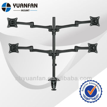 Universal Four Head Desktop LCD Mount/LCD Table Bracket MD1004