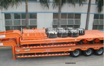 Carry a forklift loading and unloading of goods cheap curtain side semi trailers