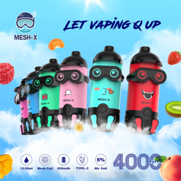 Propagens de vape descartável Mesh-X 4000