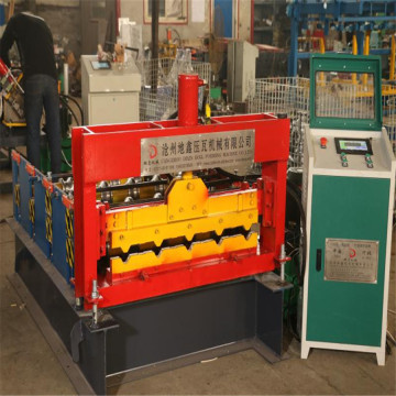 Colored Steel Aluzinc Curve Crimping Roll Forming Machine