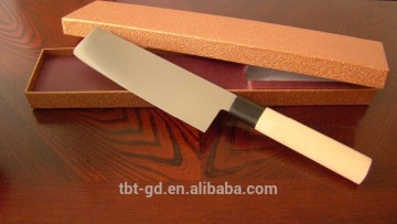 Japanese White Wood Handle Vegatable Kitchen Knife