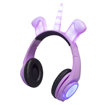 Glowing LED Light Up Animal Stereo Wired Headset