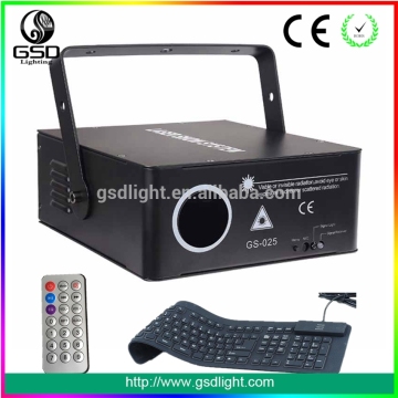 Hot-sale 500mw RGB animation writing laser light stage text laser light