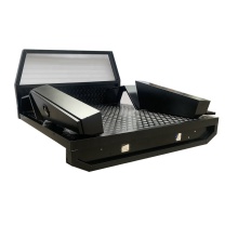 Aluminum Ute Trays with Mud Guards and Toolboxes