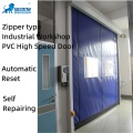 PVC Industrial High Speed Zipper Rolling Shutter door