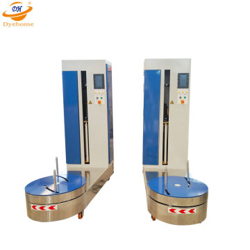 Airport luggage baggage wrapper airport luggage wrapping