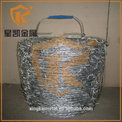 hot dipped galvanized security barb wire fence