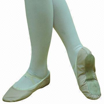 Full Leather Full-sole Ballet Slippers
