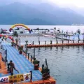 HDPE Plastik Modular Floating Pontoon Water Park Equipment