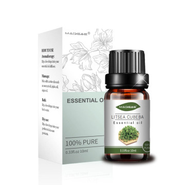 Pure Litsea cubeba essential oil for body care