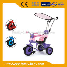 Metal kid tricycle hot sale 3 wheel baby stroller