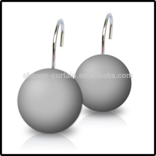 Round Shape Poly Resin Shower Curtain Hooks